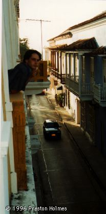 Aaron Viewing the Street
