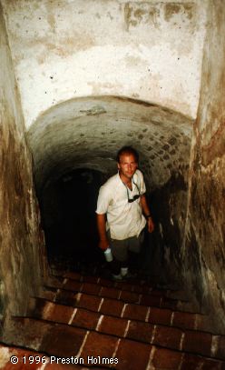 In the bowels of the fort